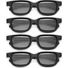 3D Glasses Jojomino 4pcs Polarized Passive 3D Glasses