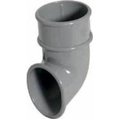 Roof Equipment FloPlast Grey Mini Gutter Downpipe Shoe 50mm