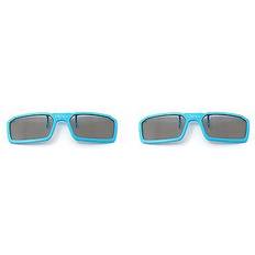 3D Glasses Ultra 2 Pairs Clip On 3D Glasses Blue