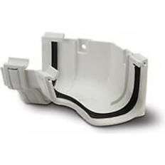 Roof Equipment Polypipe White 130mm Ogee Gutter 135 Degree Internal Angle