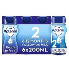 Aptamil 2 Follow On Milk Formula Multipack 6 x 200ml