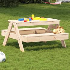 Børnemøbler Havemøbler vidaXL Picnic Table for Kids 88x97x52 cm Solid Wood Pine