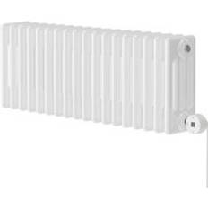Wholesale Domestic Colosseum White 300mm x 812mm Horizontal Digital Thermostatic Electric Quadruple Column Radiator