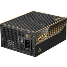 MSI MEG Ai1600T PCIe5 Power Supply Unit 1600 W 24-pin ATX ATX Black