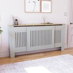 Vida Designs Arlington Adjustable Radiator Covers Grey