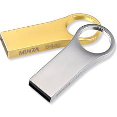 Memory Cards & USB Flash Drives Greenzech 128GB Gold USB 2.0 Flash Drive