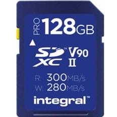 Memory Cards & USB Flash Drives Integral 128GB Professional UHS-II V90 SDXC Memory Card