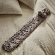 Silentnight Heat Bottles Silentnight Serenity Grey Faur Fur Extra Long Hot Water Bottle