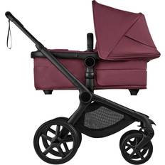 Bugaboo Fox 5 Renew Complete Vugge Og Sittevogn Black Dark Cherry