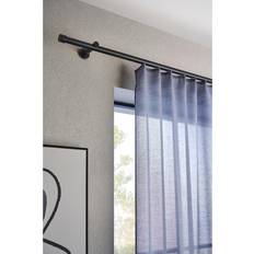 Homeware Vorhangstangenset Schwarz