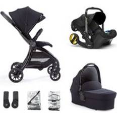 Cybex Adjustable Handle - Travel Systems Pushchairs Cybex Aylo Rich Black 6pc inc Doona Nitro Black Car Seat (Travel system)