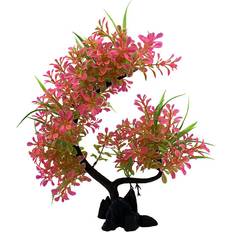 Swell Pink Plum Tree Artificial Plant 28 x 30 cm Fish Tank Aquarium Decoration