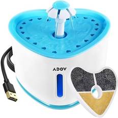 Adov Cat Water Fountain USB Powered 2.4L