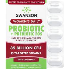 Swanson Maghälsa Swanson Women's Daily Probiotic + Prebiotic FOS 60k 60 st
