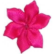 Pink Gift Wrap Ribbons Berisfords Ribbon Petal Flowers 175 Shocking Pink Pack of 6