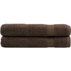 vidaXL Saunahåndklæder SOLUND 2 Stk Premium 80x200 cm Brun Badehåndklæde Grå, Brun
