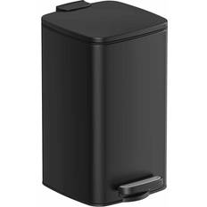 Small Steel Pedal Bathroom Bin 23.9 x 19.3 x 25.5 cm