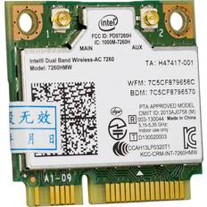 Intel Wireless Network Cards Intel 7260HMW Half Mini PCIe Card Wireless Network Dual Band AC Wifi Bluetooth Adapter