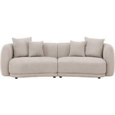 Textil Soffor Venture Home Cielo 3-Sits Beige Soffa
