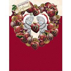Me to You Beautiful Girlfriend Large Die-Cut Luxury Christmas Card