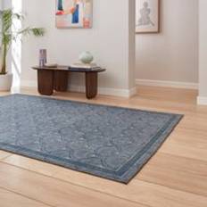 Peacock Art Deco Washable Rug 155 x 230 cm