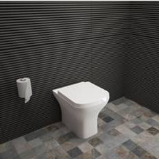 Toilets Aica Btw Square Toilet Back To Wall Ceramic Pan
