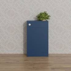 Toilets Aquariss 500mm BTW BTW WC Toilet Matte Blue Painted Bathroom Unit & Cistern