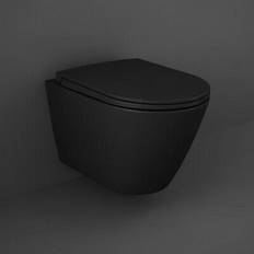 Feeling Rimless Wall Hung Toilet Matt Black