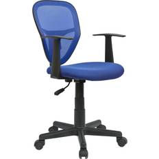 Caro Home Kinderdrehstuhl Blau Verstellbar