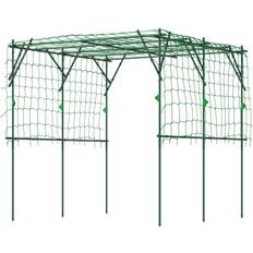 OutSunny Rankgitter aus Stahl Rostfrei 223x223x223 cm