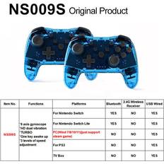 Game Controllers Maxpower 2pcs Bluetooth 2.4G Wireless Controller