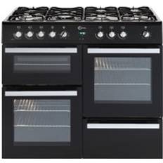 Cookers Flavel Milano 100 MLN10FRK Dual Fuel Range Cooker Black