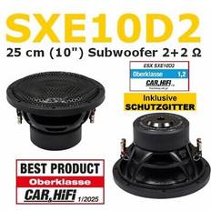 Boat & Car Speakers Esx SXE10D2 Subwoofer 25 cm 2+2 ohm 800 watt