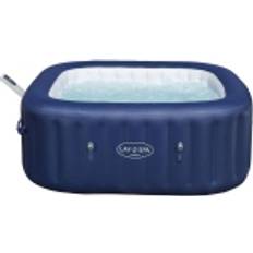 Oppblåsbare Boblebad Bestway Oppblåsbart Boblebad Hawaii EnergySense AirJet 6 Blå 1.80m x 1.80m x 71cm