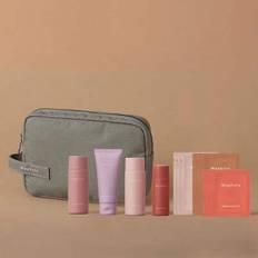 Skincare Trial Kit with Bamboo Pouch