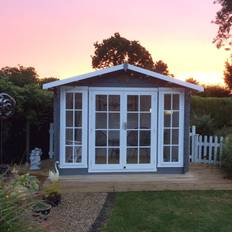 Shire Wood Medium Cabin Shire 12x10 Epping Log Cabin 28mm (Building Area )
