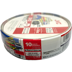 Taiyo Yuden CMC Gloss Waterproof Printable Blank DVD-R 16 x 120 min Discs