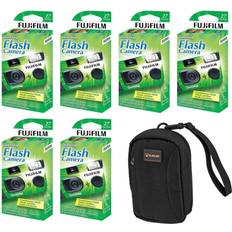 Fujifilm QuickSnap Flash 400 Disposable Camera 27 Exposures 6-Pack