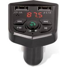 FM-sendere Setty Bluetooth FM-Sender 2x USB-A