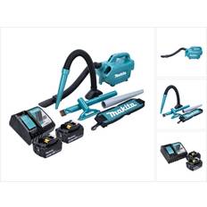 Makita DCL 184 RM Akku Staubsauger 18 V 54 mbar 0,5 l 2x Akku 4,0 Ah Ladegerät