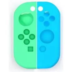 Kontrollgrepp på rea INF Silikonskyddsfodral Switch Joycon Grön Blå
