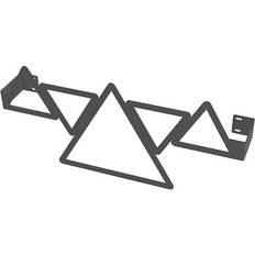 Heated Towel Rails Solaro Universal Triangle Towel Hanger 470mm Radiators Matt Anthracite Blue, Grey, Black
