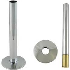 Modern Chrome Heated Towel Rail or Radiator Pipe Connector Kit