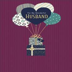 Plastic Cards & Invitations UK Greetings For My Wonderful Husband Greeting Card