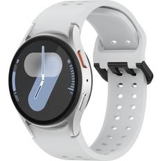 INF Dubbelknapps Silikonarmband För Samsung Galaxy Watch Grå