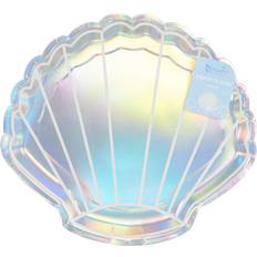 Silver Disposable Plates Mermaid Party Plates Silver