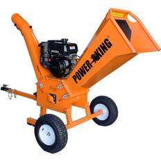 Garden Shredders Powerking 9.5HP 4 in Chipper Shredder with KOHLER CH395