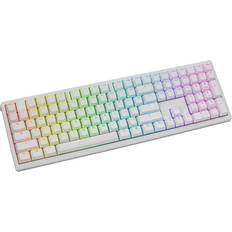 Tastaturer Ducky Zero 6108 Pure White Wireless Gaming Tastatur MX2A Speed-Silver