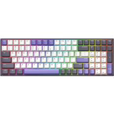 F97 Lavandin Wireless Gaming Tastatur RGB MX-Red-Switches