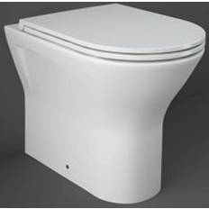 RAK Ceramics Rimless Back to Wall Toilet Comfort Height 425mm Back-to-Wall Toilet + Seat